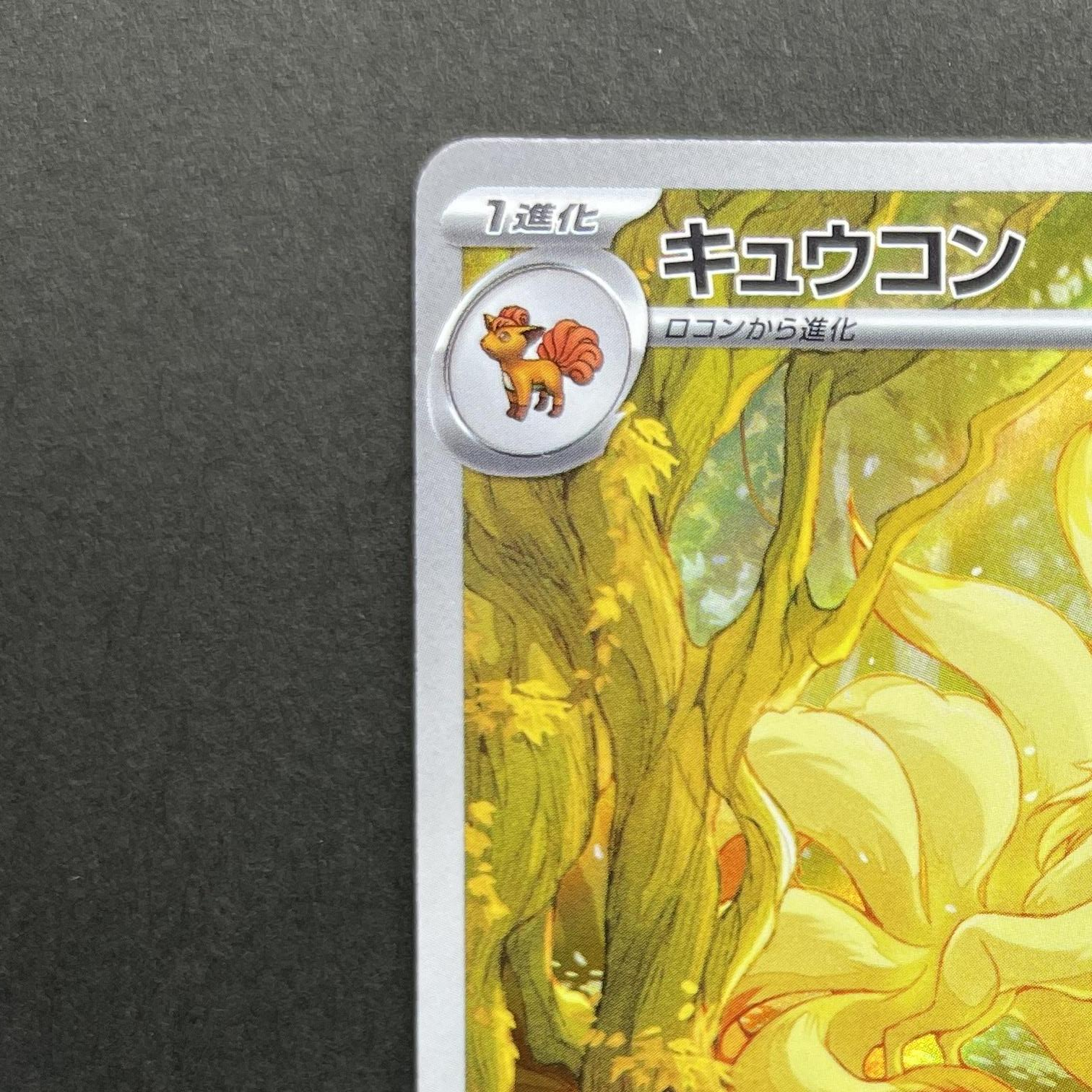 Ninetales AR 110/108 Pokemon card Ruler of the Black Flame sv3 (1.NM)