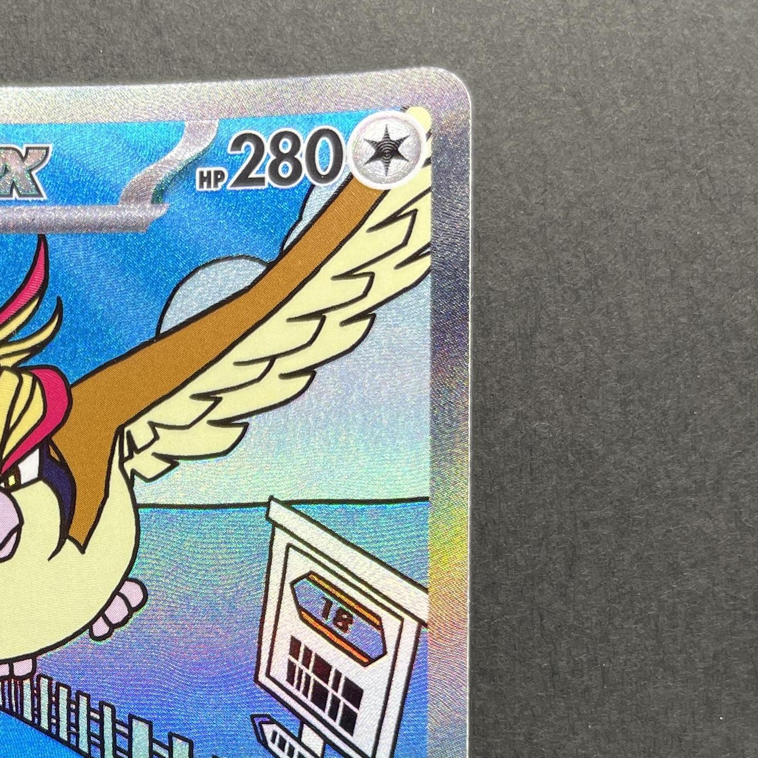 Pidgeot ex SAR 136/108 Pokemon card Ruler of the Black Flame sv3 (2.LP)