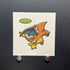 Captain Pikachu&Charizard Decochara Seal Sticker bread sticker 202th edition Japanese (1.NM) - JariseStore