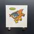 Captain Pikachu&Charizard Decochara Seal Sticker bread sticker 202th edition Japanese (2.LP) - JariseStore