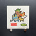 Fennekin&Chespin&Froakie Decochara Seal Sticker bread sticker 20th anniversary Japanese (2.LP) - JariseStore