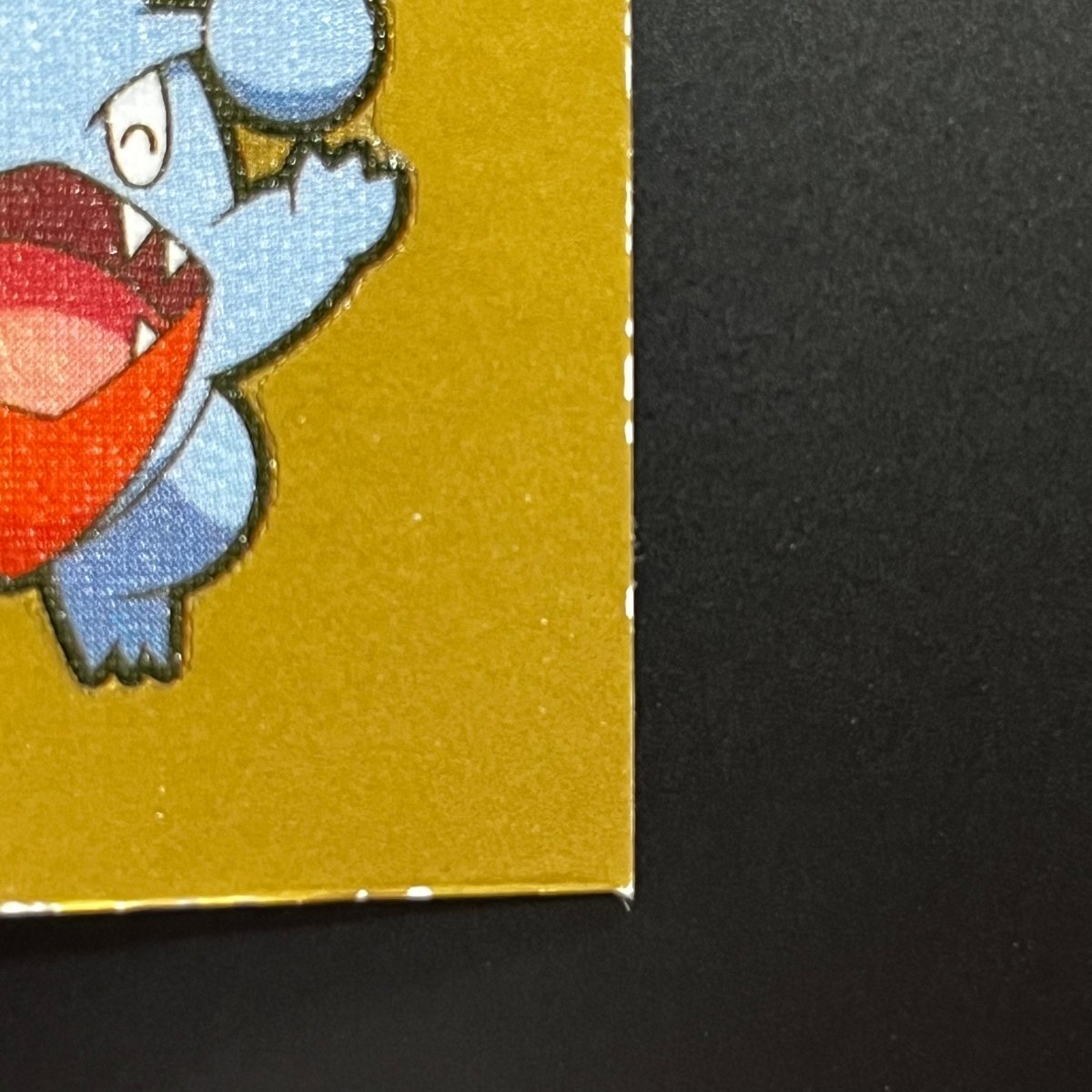 Gible&Goomy gold Decochara Seal Sticker bread sticker 200th edition Japanese (3.MP) Scratch - JariseStore