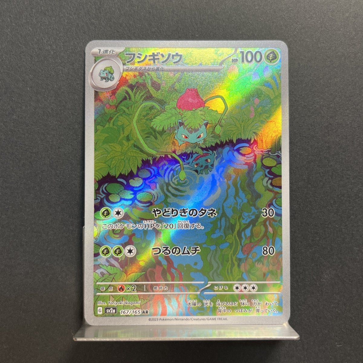 Ivysaur AR 167/165 Pokemon card Pokemon 151 sv2a Japanese (2.LP) - JariseStore