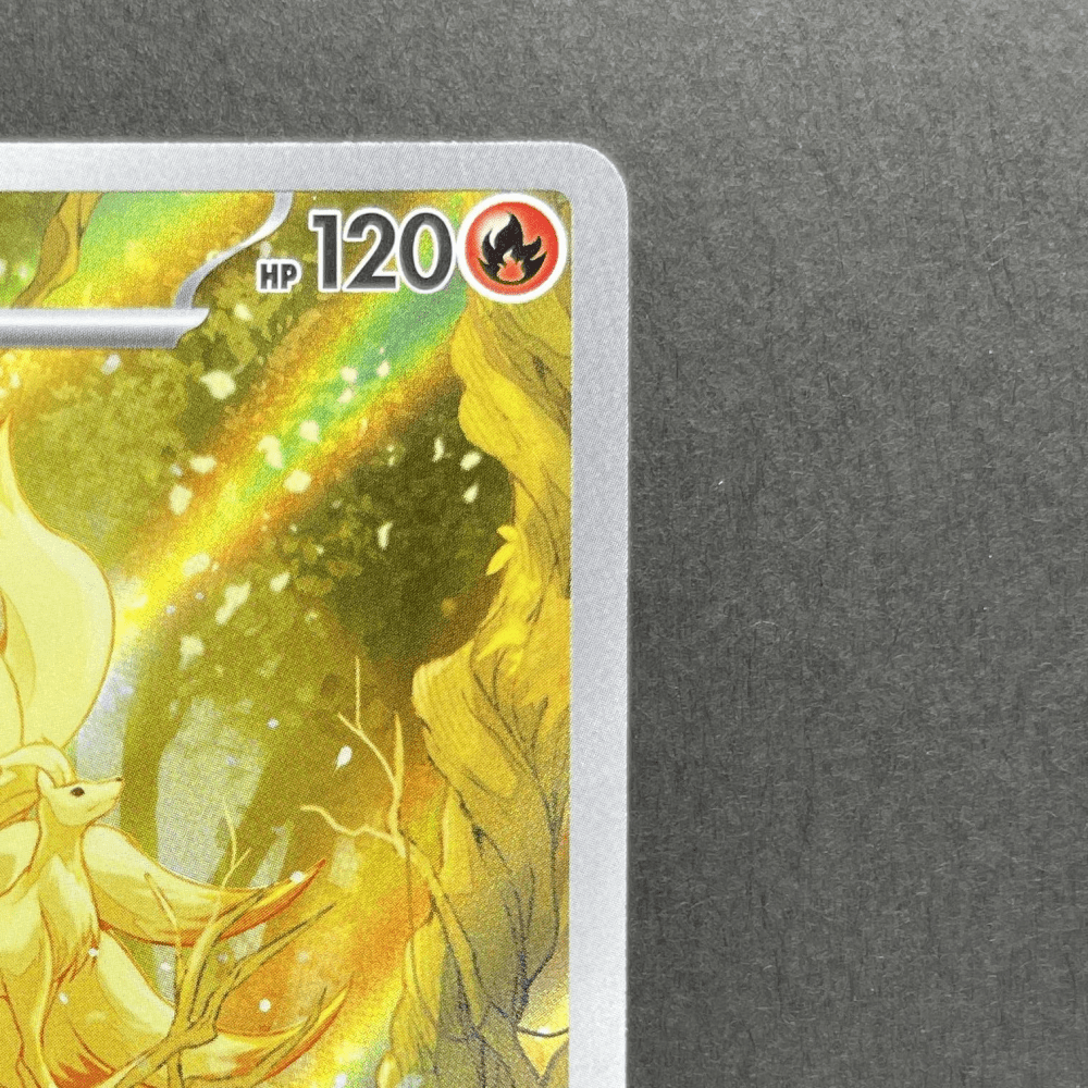 Ninetales AR 110/108 Pokemon card Ruler of the Black Flame sv3 (1.NM) - JariseStore