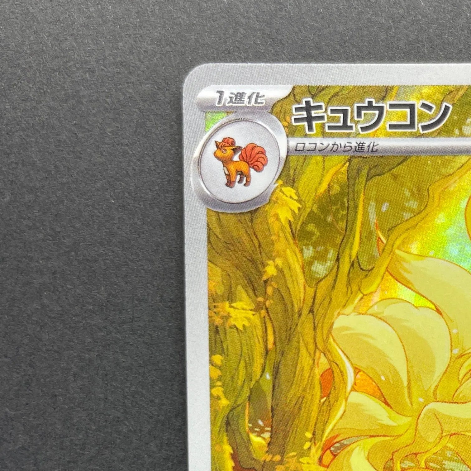 Ninetales AR 110/108 Pokemon card Ruler of the Black Flame sv3 (1.NM)