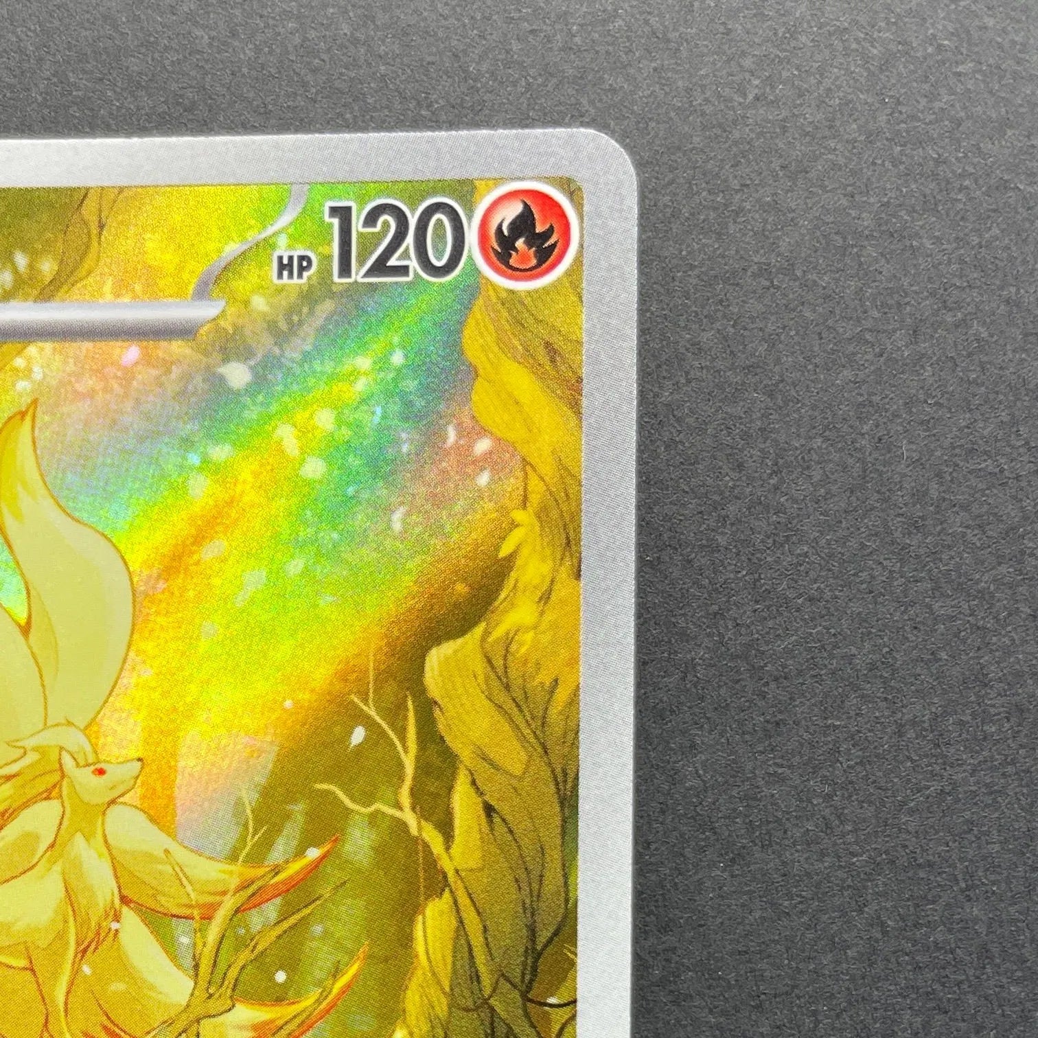 Ninetales AR 110/108 Pokemon card Ruler of the Black Flame sv3 (1.NM)