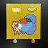 Rockruff&Nosepass gold Decochara Seal Sticker bread sticker 200th edition Japanese (2.LP) Scratch - JariseStore