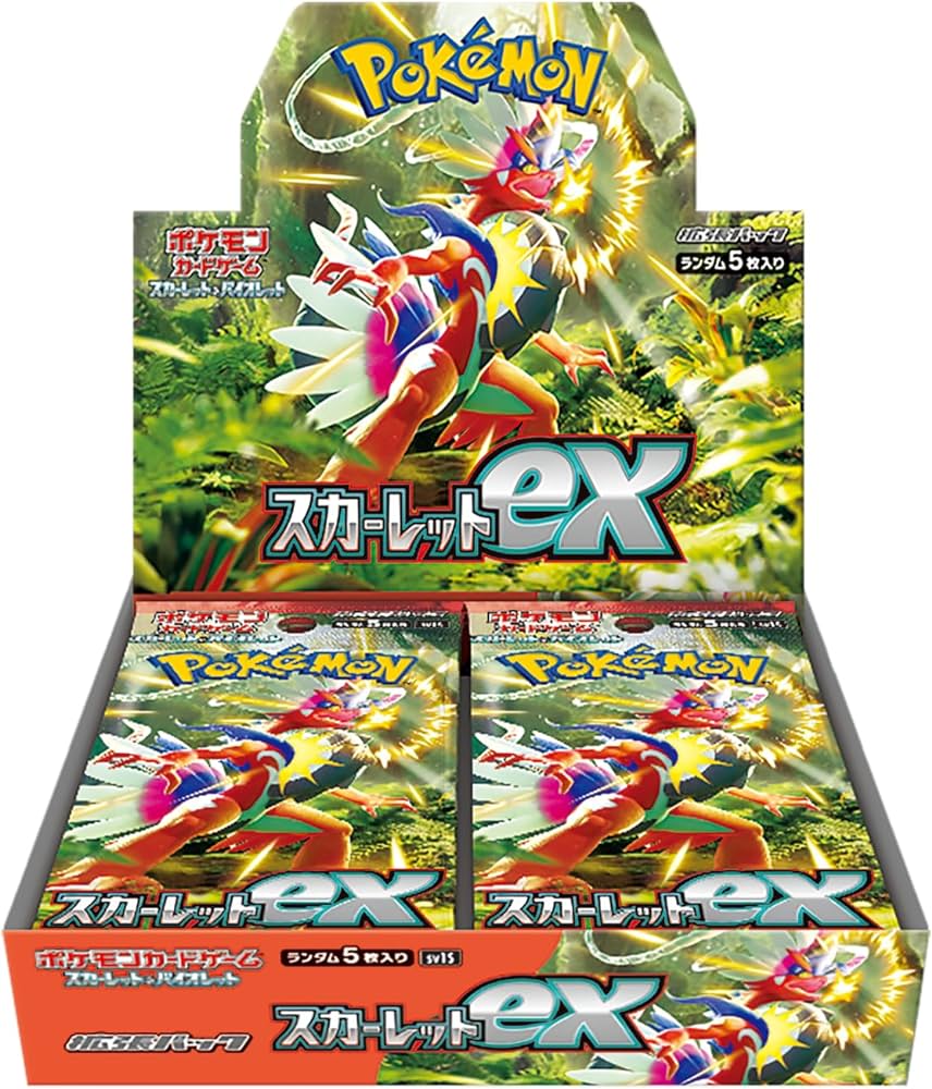 Scarlet & Violet Scarlet ex SV1S Pokemon Card Booster Box Japanese Sealed - JariseStore
