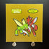 Scizor&Scyther gold Decochara Seal Sticker bread sticker 200th edition Japanese (2.LP) Scratch - JariseStore