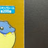 Spheal&Snorunt gold Decochara Seal Sticker bread sticker 200th edition Japanese (2.LP) Scratch - JariseStore