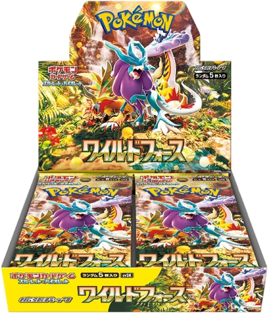 Wild Force SV5K Pokemon Card Booster Box Japanese Sealed - JariseStore